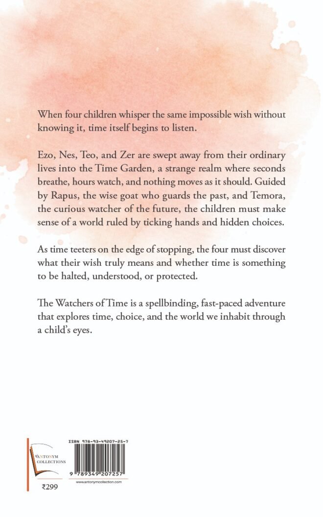 Watchers of time back cover